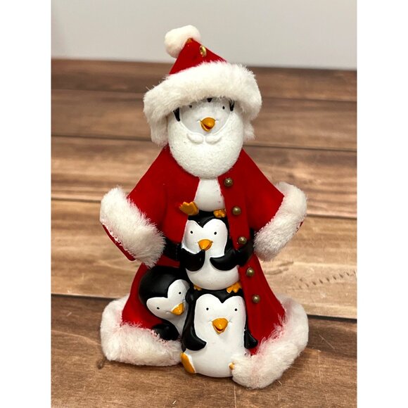2007 HALLMARK KEEPSAKE ORNAMENT QXT8327 TIP TOP SANTA SOUTH POLE PALS PENGUIN - Picture 5 of 8